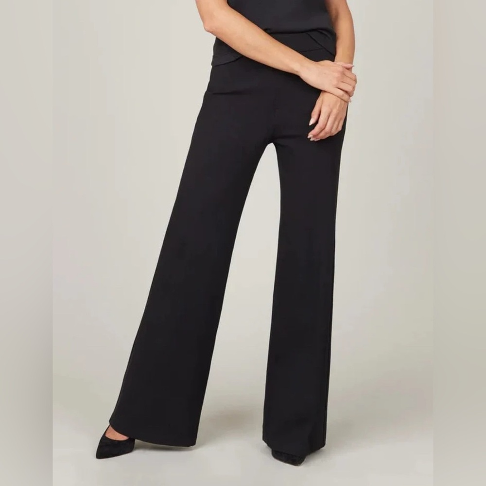 SPANX Wide-Leg Black Women's Dress Pants